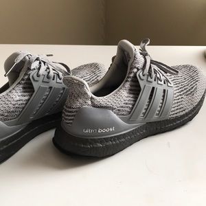 Adidas Ultra Boost 3.0 Triple Grey, Size 10.5